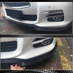 Infiniti Q50 Base 2014-2017 Front Bumper Lip Carbon Fiber