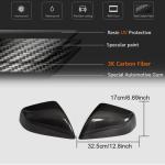 Tesla Model X 2016-2023 Mirror Covers Add-on Dry Carbon Fiber