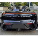 Porsche Taycan Turbo S 9J1 Sedan 4 Door 2019-2024 Rear Trunk Spoiler Carbon Fiber