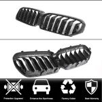 BMW 5 Series G30 G38 LCI 2021-2023 Front Grille Dry Carbon Fiber