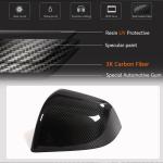 Tesla Model Y 2019-2022 Replacement Style Mirror Covers Pair Dry Carbon Fiber