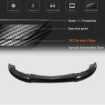 Mercedes Benz A Class W176 Sport A45 AMG Pre-facelift 2013-2015 Front Bumper Lip Carbon Fiber