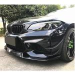 BMW 2 Series F87 M2 2016-2020 Front Bumper Lip Carbon Fiber