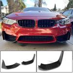 BMW F80 M3 F82 F83 M4 2014-2020 Front Bumper Splitters Carbon Fiber/FRP