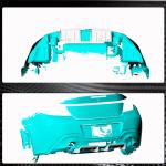 Subaru BRZ Coupe 2022-2023 Rear Bumper Diffuser Carbon Fiber