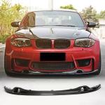 BMW 1 Series E82 1M 2011-2018 Front Bumper Lip Carbon Fiber