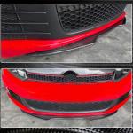 Volkswagen VW Golf 6 MK6 GTI 2010-2013 Front Bumper Lip Carbon Fiber