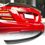 Mercedes Benz W204 C204 Coupe 2008-2014 Rear Trunk Spoiler Carbon Fiber