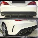 Mercedes Benz CLA Class W117 C117 CLA45 AMG Pre-facelift 2013-2016 Rear Bumper Diffuser Carbon Fiber