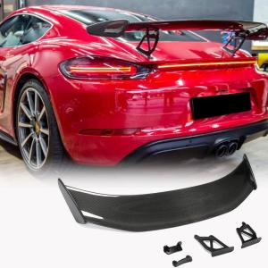 Porsche 718 / 981 Cayman GT4 Coupe Rear Trunk Spoiler Carbon Fiber 2015–2019