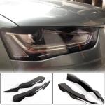 Audi A4 Sline S4 B8.5 Sedan Facelift 2013-2016 Headlight Eyebrows Eyelids Carbon Fiber