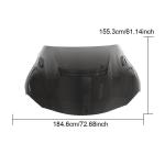 Toyota Subaru A90 A91 Mk5 2019-2021 Dry Carbon Fiber Engine Bonnet Hood Cover