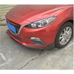 Mazda 3 Axela Sedan Hatchback 2014-2016 Front Bumper Lip Carbon Fiber