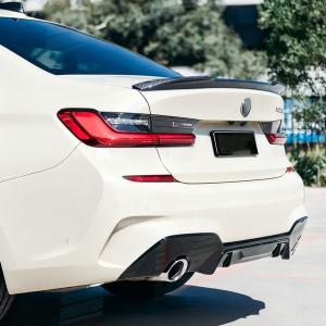 BMW 3 Series G20/M3 G80 2019-2025 Rear Trunk Spoiler Dry Carbon Fiber