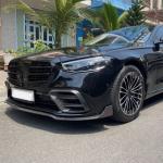 Mercedes Benz W223 S450 S500 S580 2021-2025 Carbon Fiber Front Bumper Lip