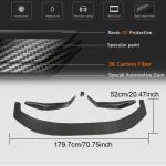 BMW 5 Series G30 G31 Pre-LCI 2017-2020 Front Bumper Lip Carbon Fiber