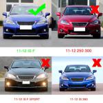 Lexus IS F Sedan 2011-2013 Front Bumper Lip Carbon Fiber