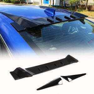 Honda Civic 11th Gen Sedan 2022 2023 2024 Rear Window Roof Spoiler Glossy Black ABS