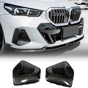 Dry Carbon Fiber Front Bumper Air Intake Vent Covers Compatible with BMW 5-Series I5 G60 530i 540i 2023-2025 Front Duct Trim Factory Outlet