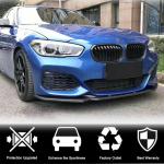 BMW 1 Series F20 F21 M Sport LCI 2016-2019 Front Bumper Lip Carbon Fiber/FRP