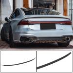 Audi S7 A7 Quattro C8 RS7 2019UP Rear Trunk Spoiler Carbon Fiber