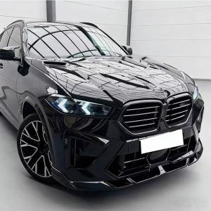 BMW X5M F95 LCI (2024+) Glossy Black ABS Front Bumper Lip-Direct Fit