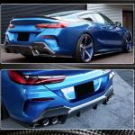 BMW 8 Series G14 G15 M850i xDrive 2018-2022 Rear Bumper Diffuser Dry Carbon Fiber