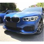 BMW 1 Series F20 F21 M Sport Hatchback 2016-2019 Front Bumper Splitters Carbon Fiber