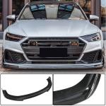 Audi S7 A7 Sline C8 Sportback 2019-2021 Front Bumper Lip Carbon Fiber/FRP