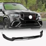 Mercedes Benz GLS63 X167 AMG Base Sport Utility 4-Door 2020-2024 Front Bumper Lip Carbon Fiber