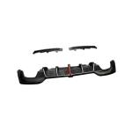 BMW 3 Series G20 G28 330i M Sport 2019-2022 Rear Bumper Diffuser with LED Carbon Fiber
