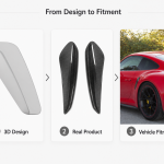 Porsche 911 992 2019UP Side Fender Vents Dry Carbon Fiber