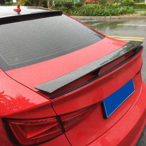 Audi A3 Sline S3 8V 8V.5 Sedan 2014-2020 Rear Roof Spoiler Carbon Fiber