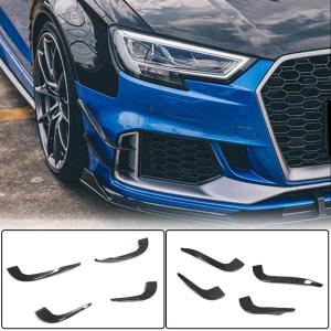Audi RS3 8V.5 Sedan Facelift 2017-2020 Dry Carbon Fiber Front Bumper Vents 2017-2020