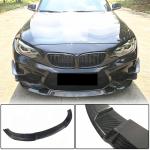 BMW 2 Series F87 M2 2016-2020 Front Bumper Lip Carbon Fiber