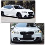 F10 Gloss Black Front Lip for BMW 5 Series F10 M Sport Sedan 2011-2016 | 520i 528i 530i 535i 550i ABS Auto Chin Spoiler Splitter Protector