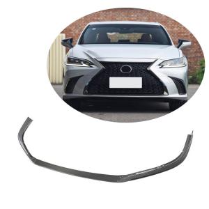 Lexus ES300h ES350 Base / F Sport Sedan 18-20 Front Bumper Lip Carbon Fiber