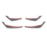 Audi A4 B9 Base Sedan 2017-2020 Front Bumper Vents Carbon Fiber