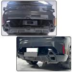 Carbon Fiber Rear Bumper Diffuser for BMW XM G09 2023-2025 Replacement | 4Door Lower Spoiler Bumper Guard Body Kit Lightweight Exhaust Diffuser Cover Direct Fit Aerodynamic Exterior Upgrade