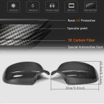 BMW 3 Series E90 E91 LCI 2009-2012 Mirror Covers Pair Carbon Fiber