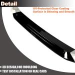 Pearl White Black Front Lip for Honda Civic Sedan & Hatchback 2025 2026 ABS | Air Dam Chin Spoiler Diffuser Guard Protector Body Kits Trim