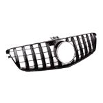 Mercedes Benz C-Class W204 C250 C300 C350 2008-2014 Glossy Black ABS Front Grille