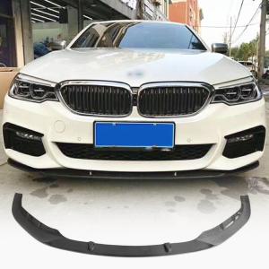 BMW 5 Series G30 G31 Pre-LCI 2017-2020 Front Bumper Lip Carbon Fiber