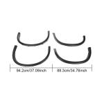 For BMW X6 F16 Sport Utility 4-Door 2015-2018 Car Wheel Arch Fender Flares Exterior Accessories