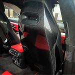 Lamborghini Urus 2018-2022 Racing Front Seatback Cover Set 2pcs Dry Carbon Fiber
