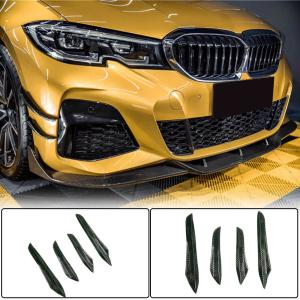 BMW 3 Series G20 M Sport Sedan 2019-2022 Front Bumper Vents Carbon Fiber