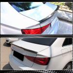 Audi A3 Sline S3 RS3 8V 8V.5 Sedan 2014-2020 Rear Trunk Spoiler Carbon Fiber