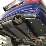 BMW 3 Series E92 E93 M3 Rear Bumper Diffuser Cover With Vents Carbon Fiber