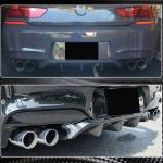 BMW 6 Series F06 F12 F13 M6 2013-2018 Rear Bumper Diffuser Carbon Fiber