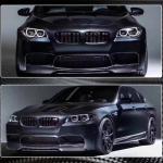 BMW F10 M5 Carbon Fiber Chin Spoiler Front Lip